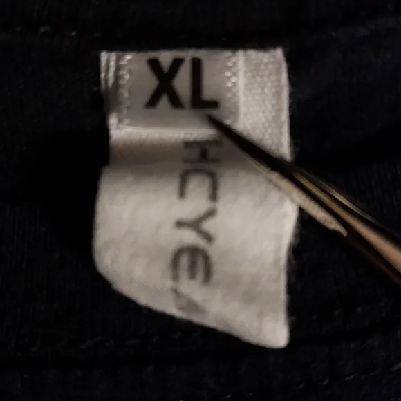 ChicYea Black & White Floral Skull Graphic Short Sleeve T-Shirt Size XL - Picture 5 of 8